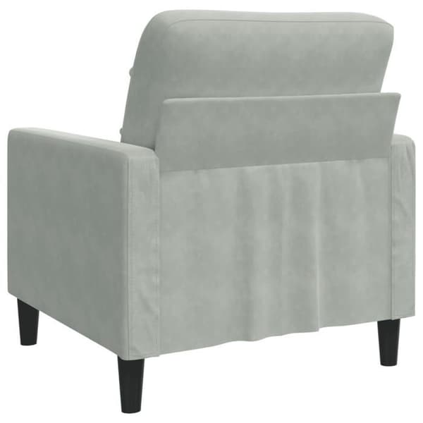 Maison Exclusive - Ljusgrå Fåtölj 60 cm Sammet