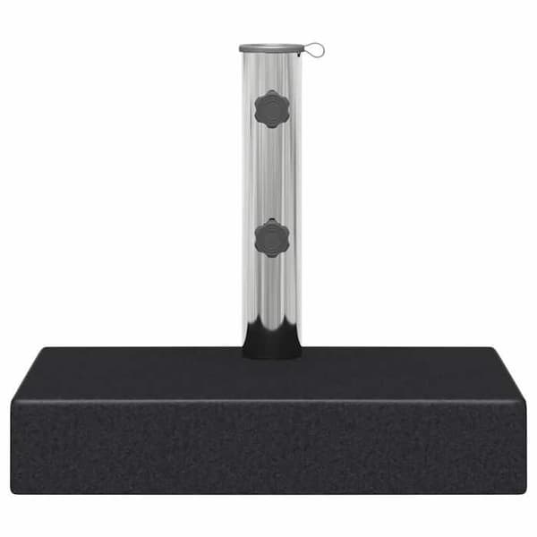 Maison Exclusive - Rektangulær parasolfod Granite 25 kg Sort