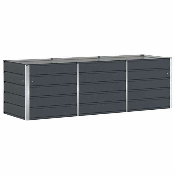 Maison Exclusive - Anthracite-kasvihuone 240 x 80 x 75 cm Teräs