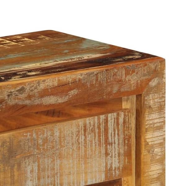 Buffet bas - Eksklusivt hus - Massivt genbrugstræ - 120x30x75 cm - 5 skuffer