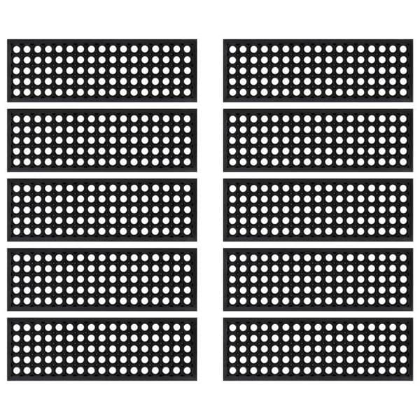 Maison Exclusive - Trappe trin 10 stk 25x75 cm gummi