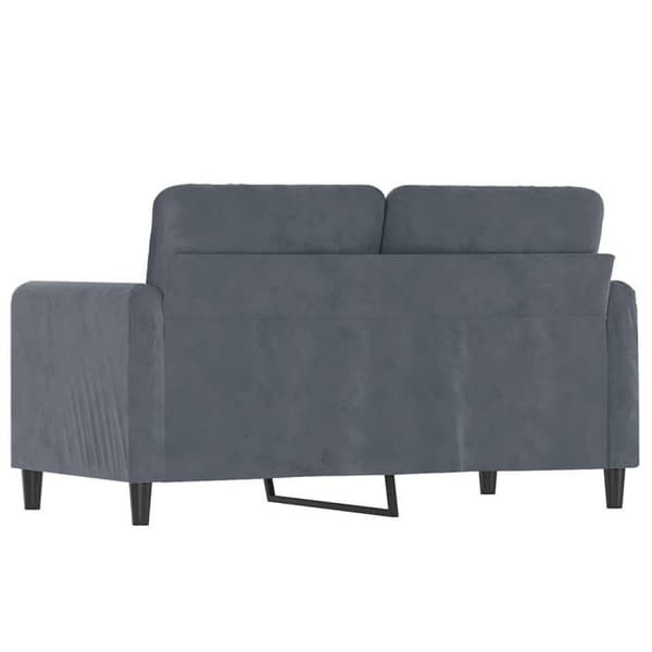 Maison Exclusive - Tummanharmaa 2-paikkainen sohva 120 cm Sametti