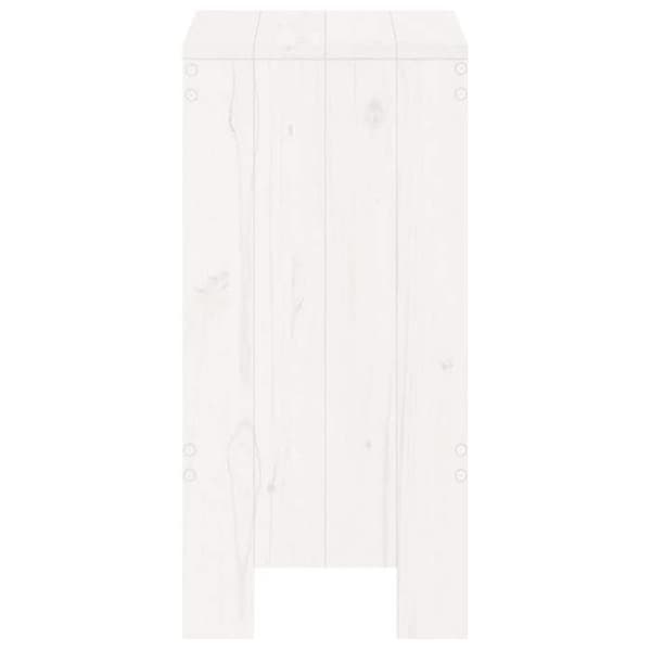 Baari stool - MAISON EXCLUSIVE - 40x36x75 cm - Massiivipuu - Valkoinen - 2 kappaletta Vit