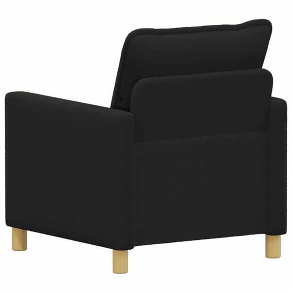 Maison Exclusive - Musta Sohva 76 x 81 x 87,5 cm Kangas