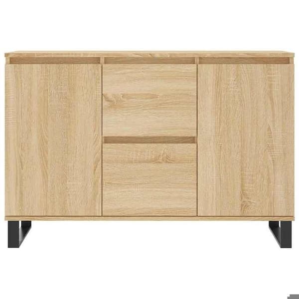 Maison Exclusive - Buffé ek sonoma 101,5x35x70 cm ingenjörsträ