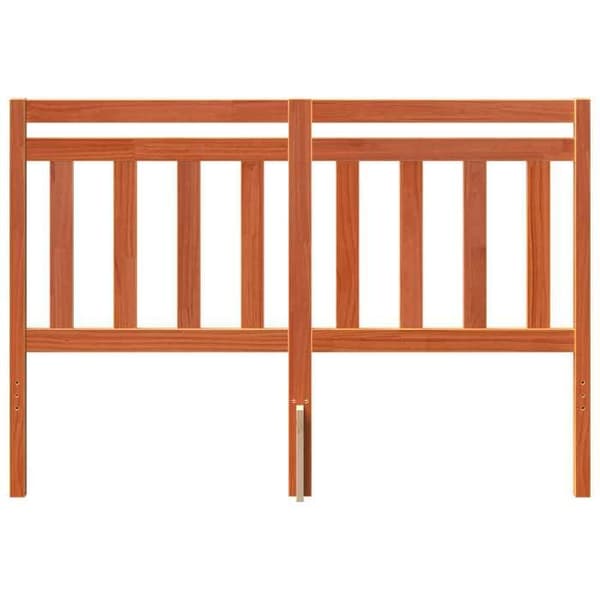 Hovedgærde - EKSKLUSIV HUS - 145,5 x 100 cm - Massivt træ - Brun voks - Leveres samlet Brunt vax