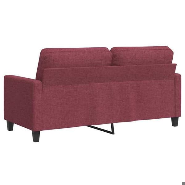 Maison Exclusive - 2-personers sofa i Bordeaux rød 140 cm stof