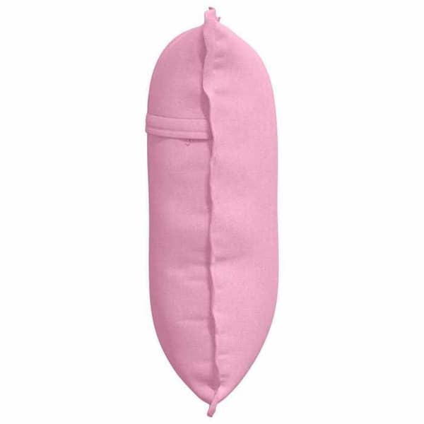 Rygpude - MAISON EXCLUSIVE - 60 x 19 x 50 cm - Rosa - Polyesterfyld - Lynlås Ros