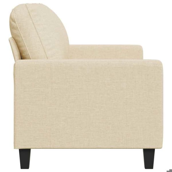 Maison Exclusive - 2-paikkainen sohva, kerma 140 cm kangas