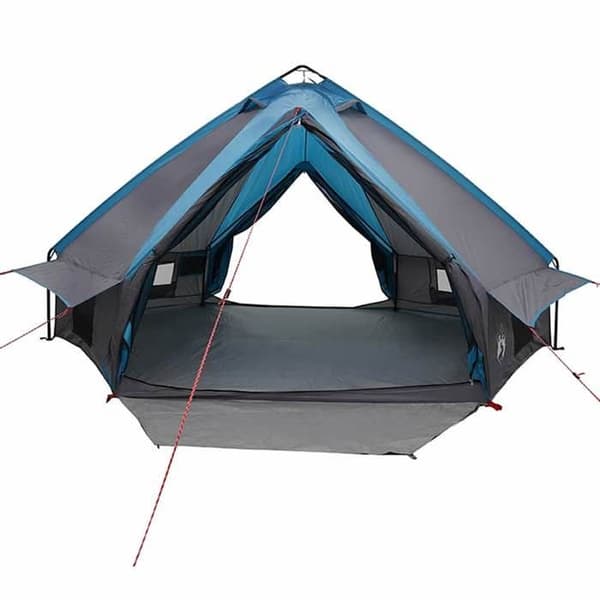 Maison Exclusive - Teepee-tält för 8 personer Blå och grå