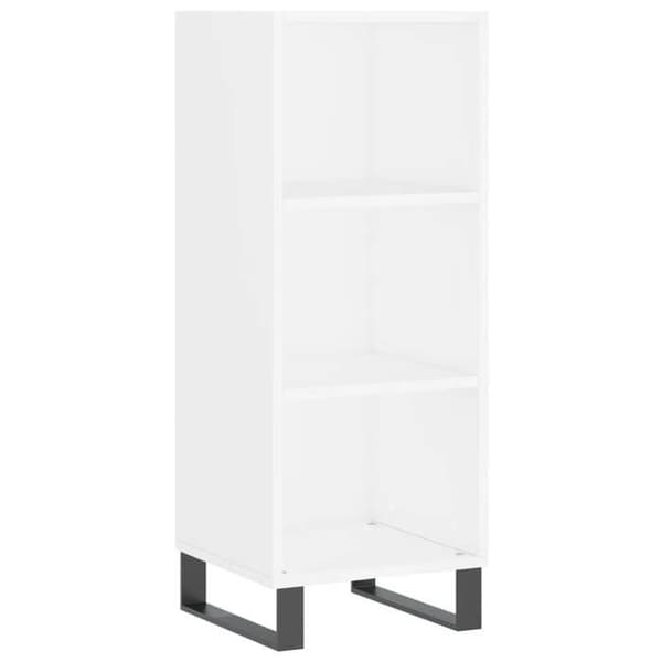 Maison Exclusive - Buffé vit 34,5x32,5x90 cm ingenjörsträ