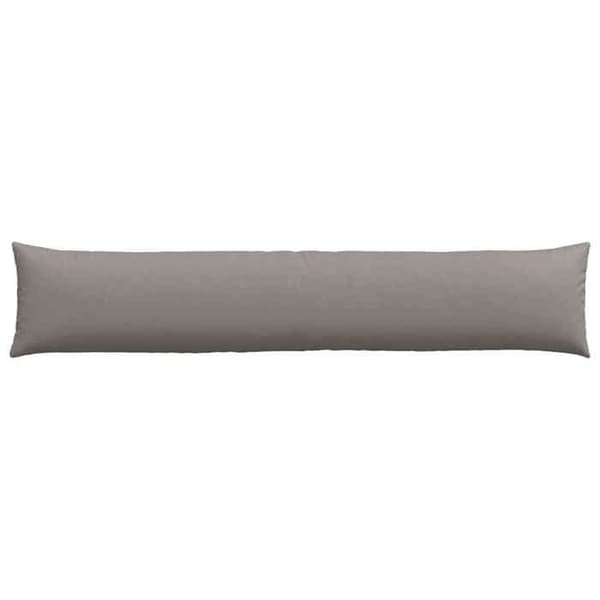Soffkudde - EXKLUSIV HEM - 200 x 40 cm - 2-pack - Avtagbar taupe - Polyesterfyllning Mol