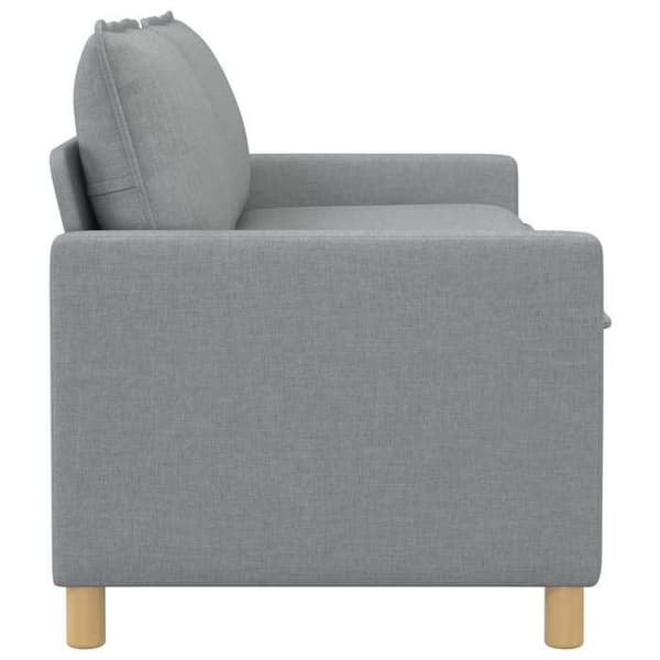Maison Exclusive - Soffa Ljusgrå 156 x 81 x 87,5 cm Tyg