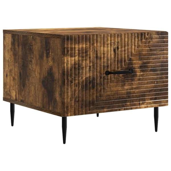 Maison Exclusive - Sofabord Røget eg 49 x 50 x 40 cm Ingeniørtræ