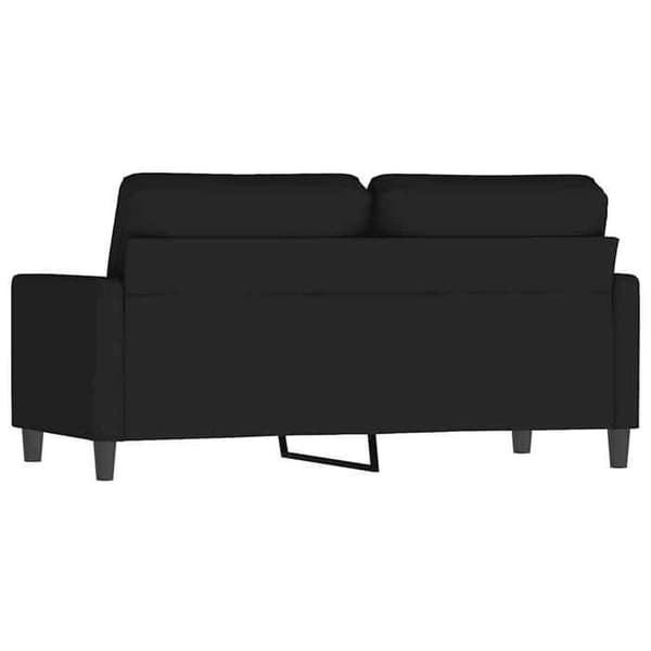 Maison Exclusive - Musta 2-paikkainen sohva 140 cm Sametti