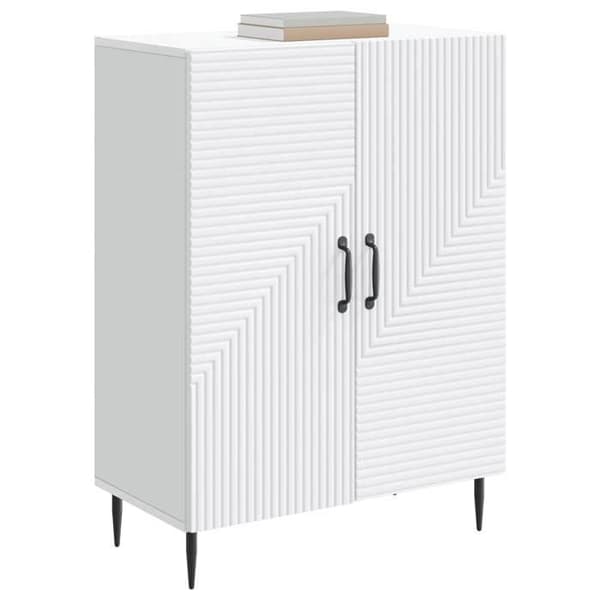 Maison Exclusive - Buffé Vit 66 x 34,5 x 89,5 cm Ingenjörsträ