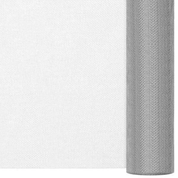 Maison Exclusive - Mailles 112 x 1000 cm Mesh Rustfrit Stål 201 Sølv Silver