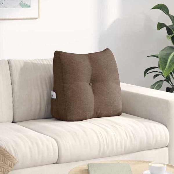 Maison Exclusive - Rygpude Brun 45 x 24 x 50 cm stof