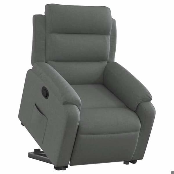 Maison Exclusive - Grått tyg reclinerfåtölj