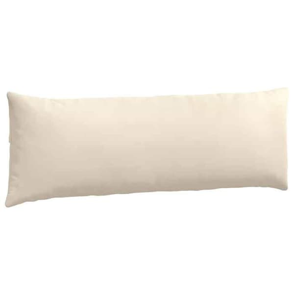 Sofa puder - EKSKLUSIV HUS - 120 x 40 cm - Sæt 2 - Beige - Polyester med lynlås beige