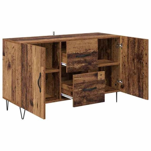 Maison Exclusive - Buffé i gammalt trä 100 x 36 x 60 cm Ingenjörsträ