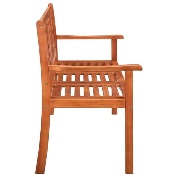 Havemøbel - EKSKLUSIV HUS - 150 cm - 3 pladser - Massivt eucalyptus træ - Pude inkluderet