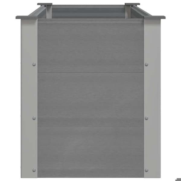 Maison Exclusive - Nostettu puutarhavuode WPC 150x50x54 cm Harmaa