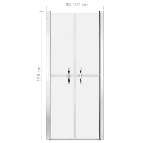 Maison Exclusive - Duschdörr ESG frostat 101x190 cm
