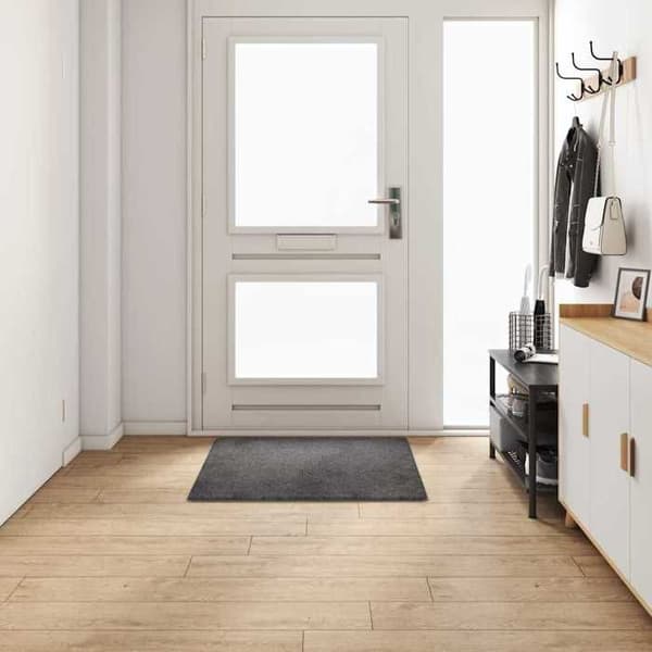 Matta - EXKLUSIVT HEM - 100 x 100 cm - Grå - Halkskydd - Polypropen Grå