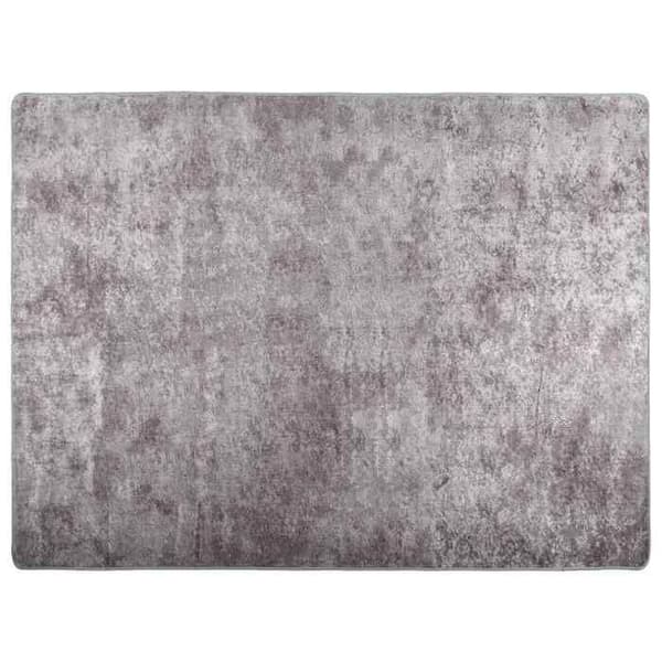 Matto - Maison Exclusive - Harmaa - 400 x 300 cm - Pesunkestävä polyesteriveluuri grå