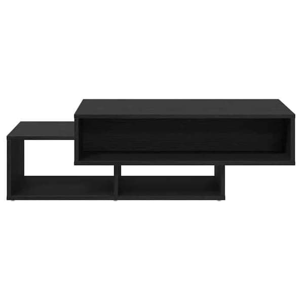 Maison Exclusive - Sofabord i sort egetræ 105 x 55 x 32 cm ingeniørtræ svart ek