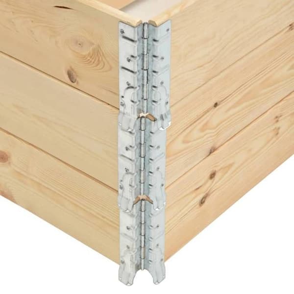 Maison Exclusive - Hævede plantekasser 3 stk 100x150 cm Solid fyrretræ