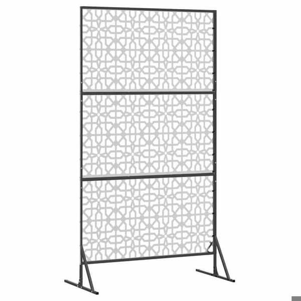 Maison Exclusive - Integritetsskärm 100 x 50 x 180 cm Galvaniserat stål
