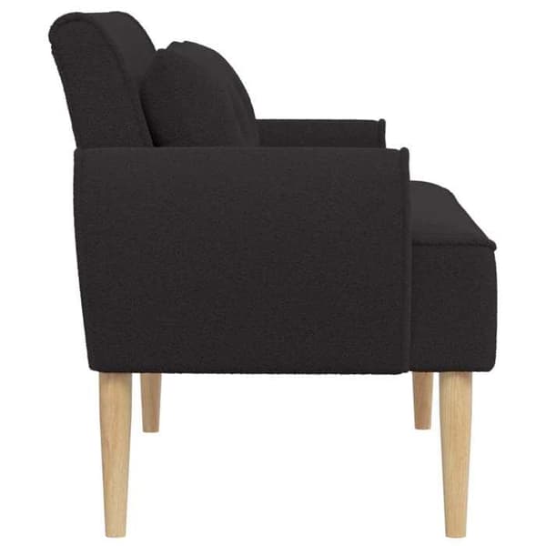 Maison Exclusive - Sovesofa med knapbetræk i sort boucle