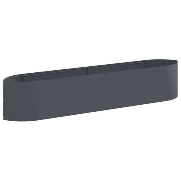 Exklusivt hus - Höjd trädgård Anthracite 220 x 40 x 40 cm Stål