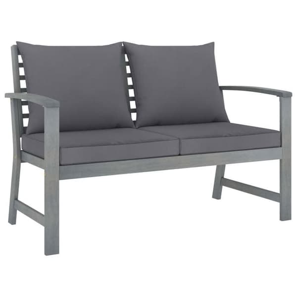 Maison Exclusive - Havegruppe 4 stk med puder i solid akacietræ