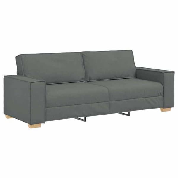 Maison Exclusive - Sæt af 2 sofaer med mørkegrå stofpuder