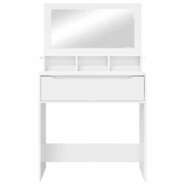 Maison Exclusive - Sminkbord för sovrum Vit 80 x 39,6 x 135 cm Vit