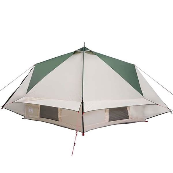 Maison Exclusive - Teepee Telt til 8 personer Grøn og hvid
