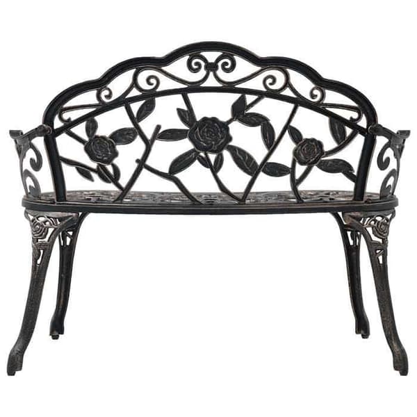 Havemøbel - EKSKLUSIV HUS - 100 cm - Bronze - Støbt aluminium - 2 pladser Brons