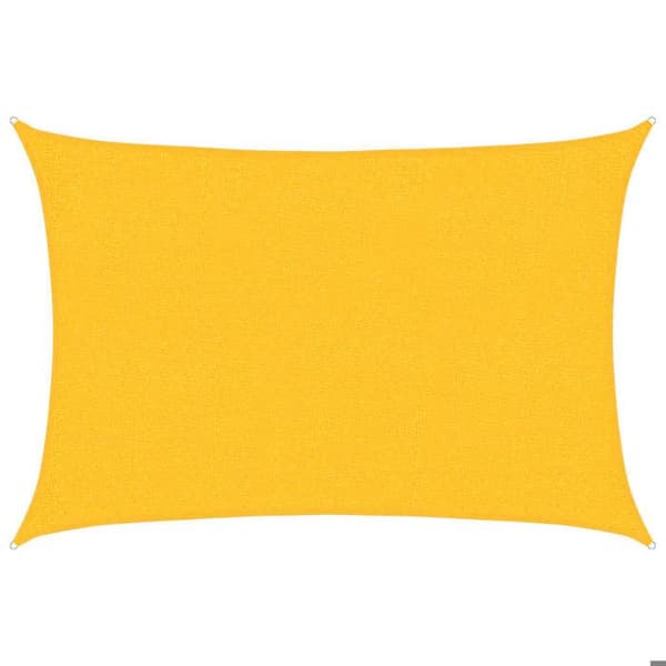 Maison Exclusive - Skygge-sejl 160 g/m² rektangulær gul 2x3 m PEHD