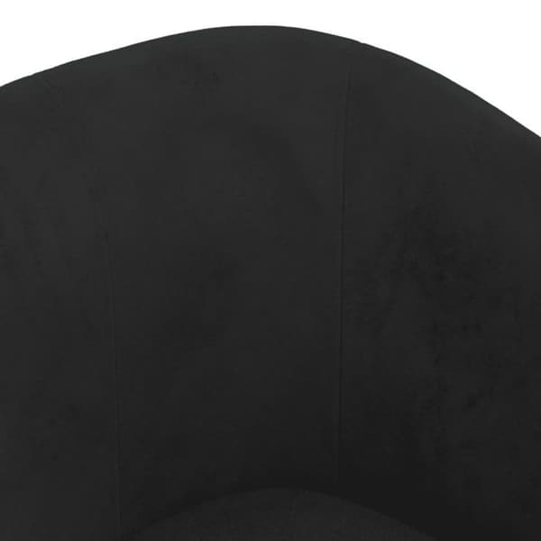 Maison Exclusive - Musta samettinen jalkatuki tuoli