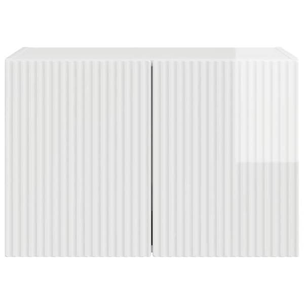 Maison Exclusive - Väggmonterad TV-möbel 59,5 x 31 x 40 cm Blank vit