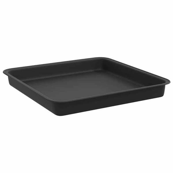 Maison Exclusive - Firkantet blomsterbakke 6 stk Sort 18 x 18 x 2 cm Plastik Sort