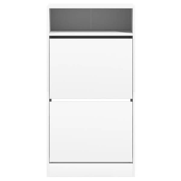Maison Exclusive - Skoskab hvid 60x34x116 cm ingeniørtræ