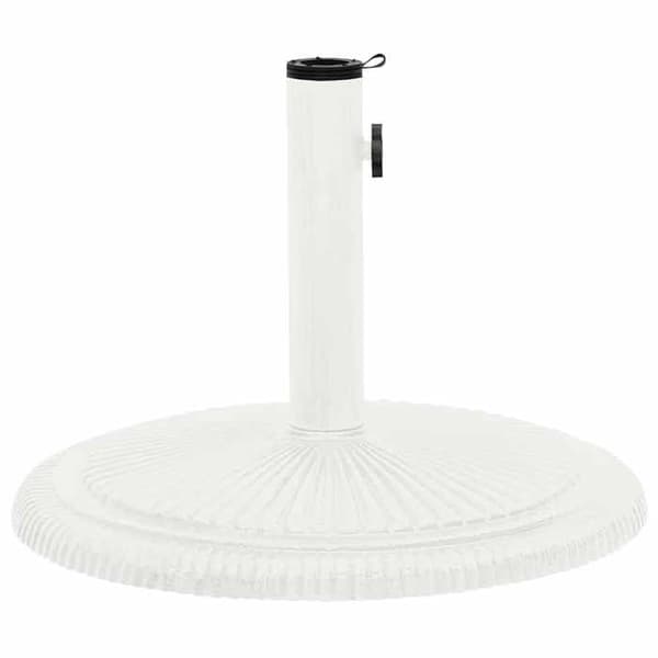 Maison Exclusive - Parasolfot Vit 45x45x30 cm Gjutjärn