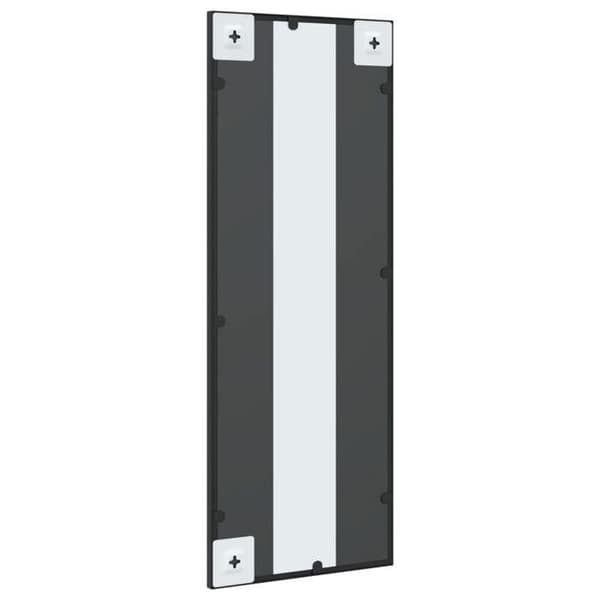 Maison Exclusive - Svart väggspegel 30x80 cm rektangulär järn Svart