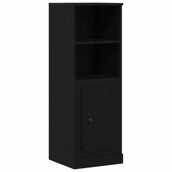 Maison Exclusive - Højskab Sort eg 36 x 35,5 x 103,5 cm Ingeniørtræ