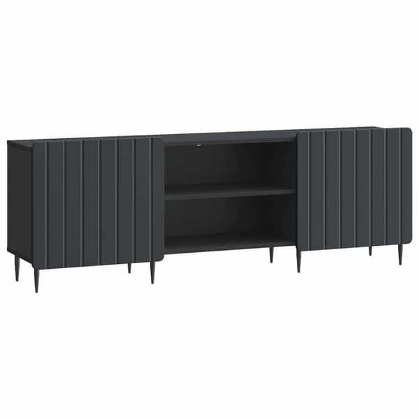 Maison Exclusive - TV-møbel Sort 150 x 31 x 52 cm Ingeniørtræ