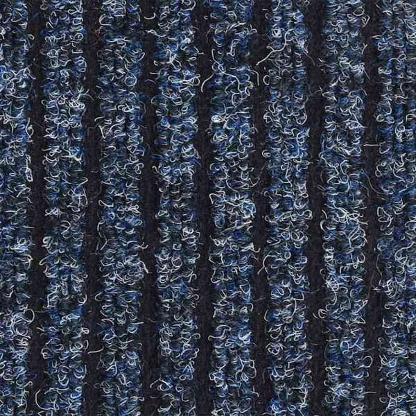 Maison Exclusive - Stribet dørmåtte Blå 40x60 cm Blå